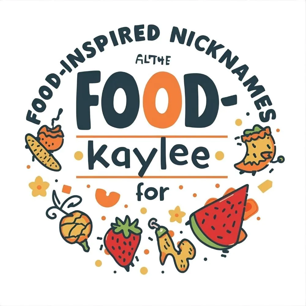 Food Inspired Nicknames for Kaylee