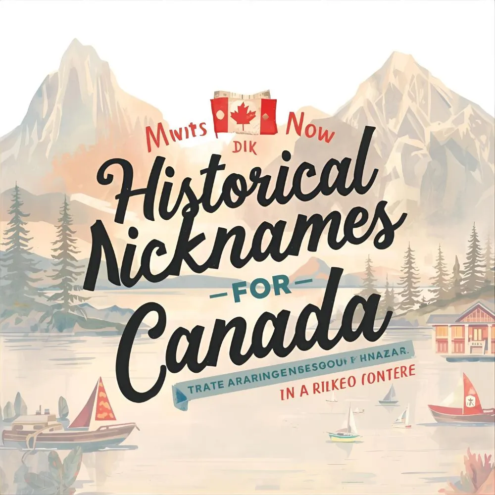 Historical Nicknames for Canada 
