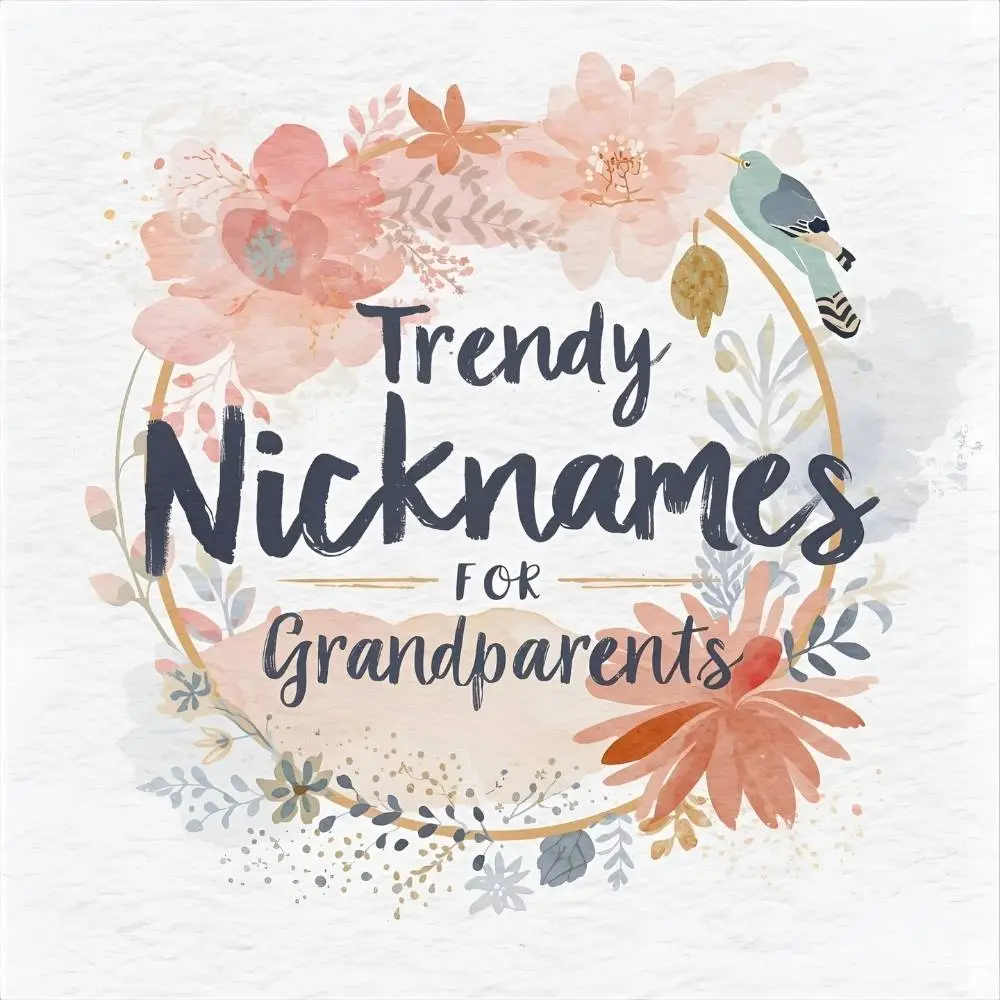 Modern Trendy Nicknames for Grandparents
