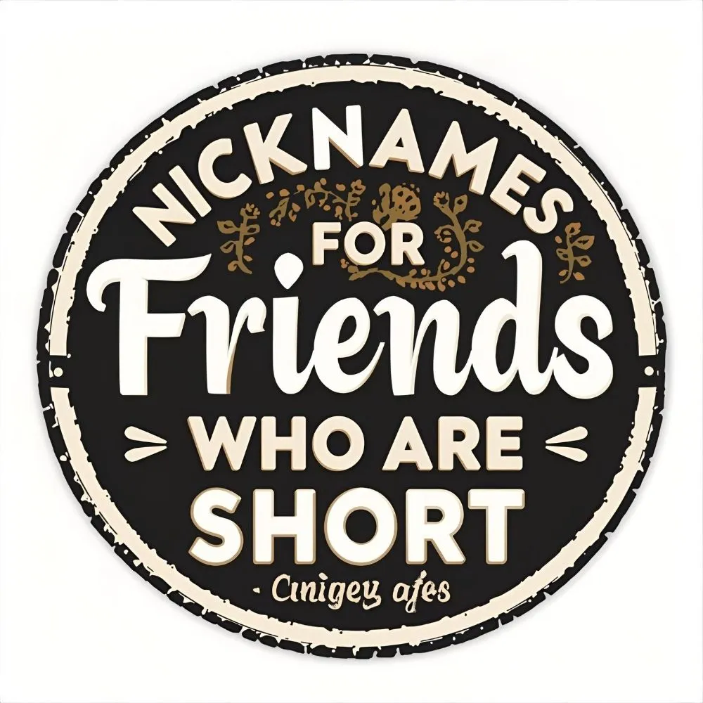 Nicknames for Friends Who Are Short