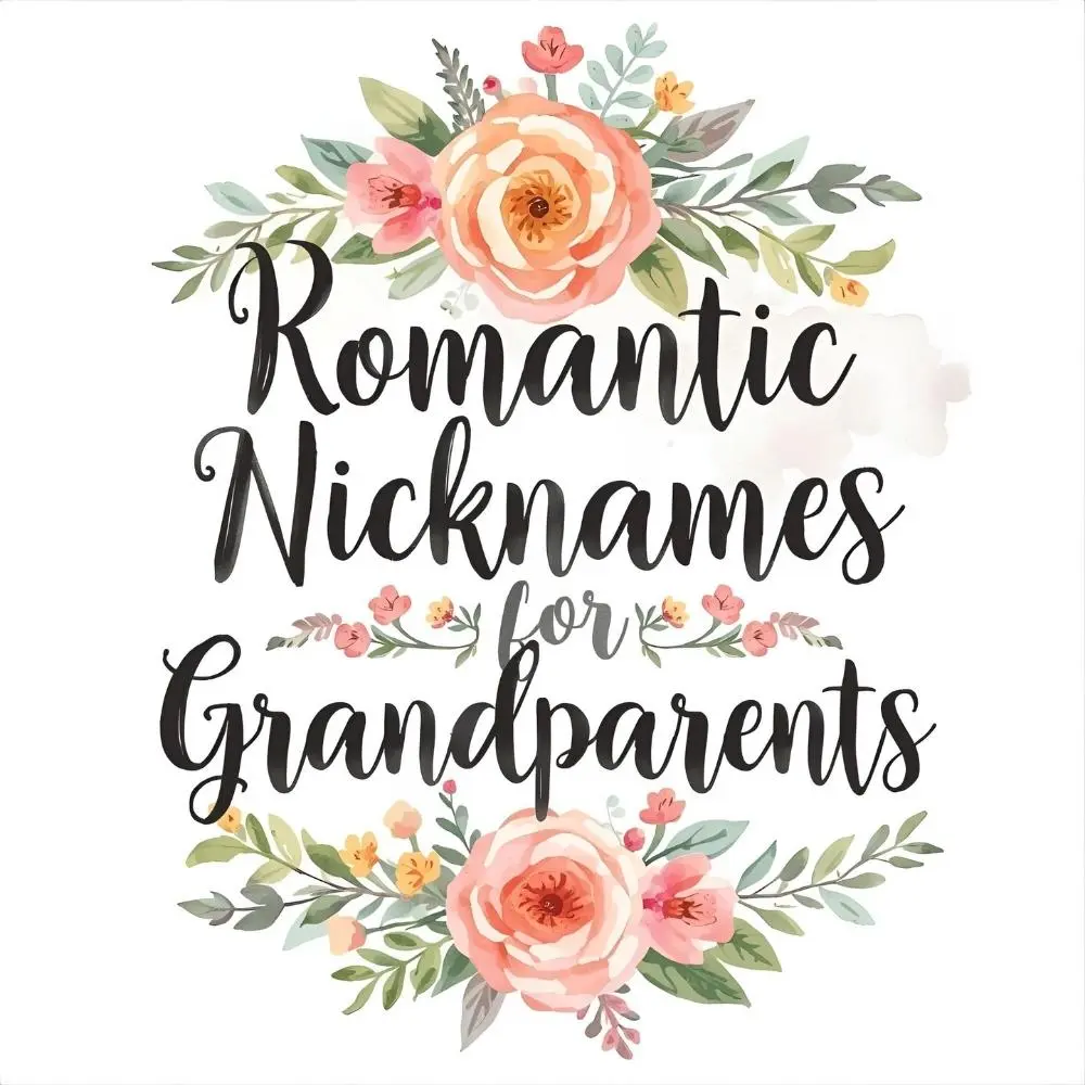 Romantic Nicknames for Grandparents