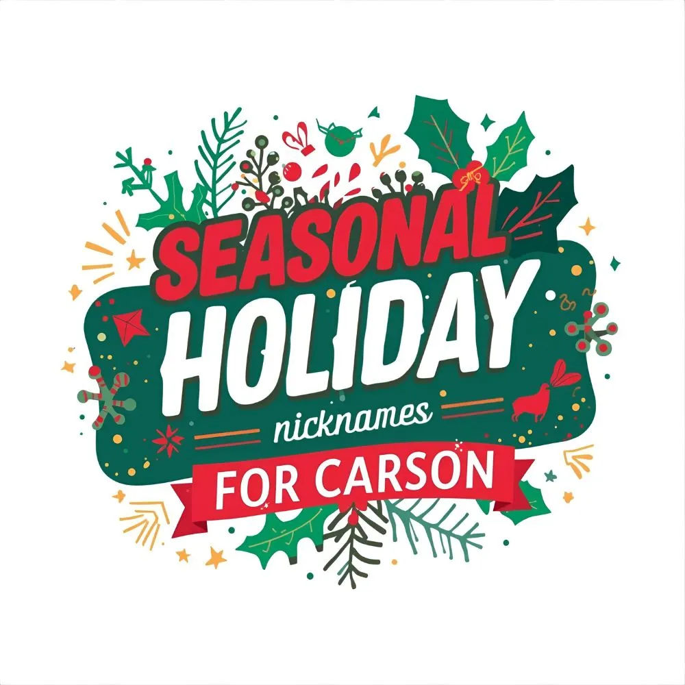 Seasonal & Holiday Nicknames for Carson 
