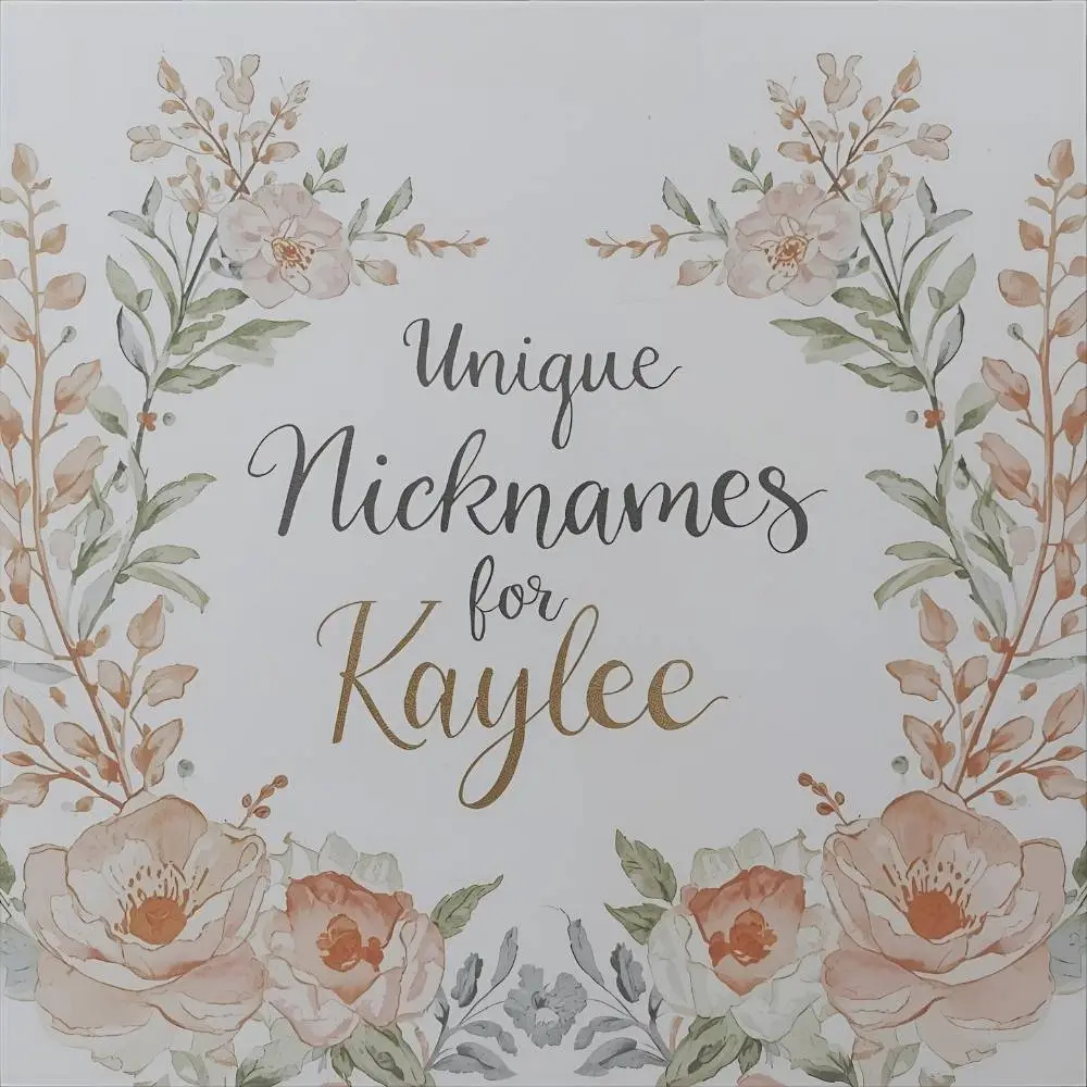 Unique Nicknames for Kaylee 