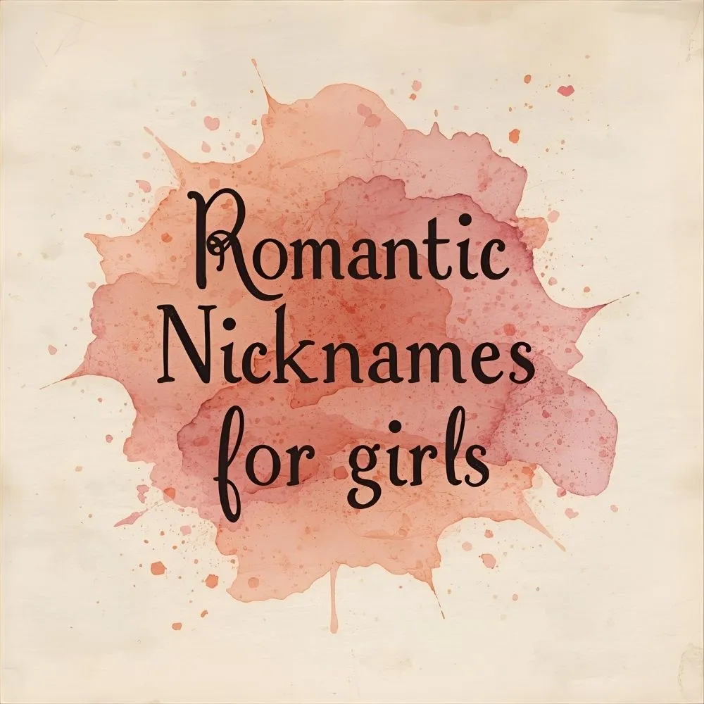 Romantic Nicknames