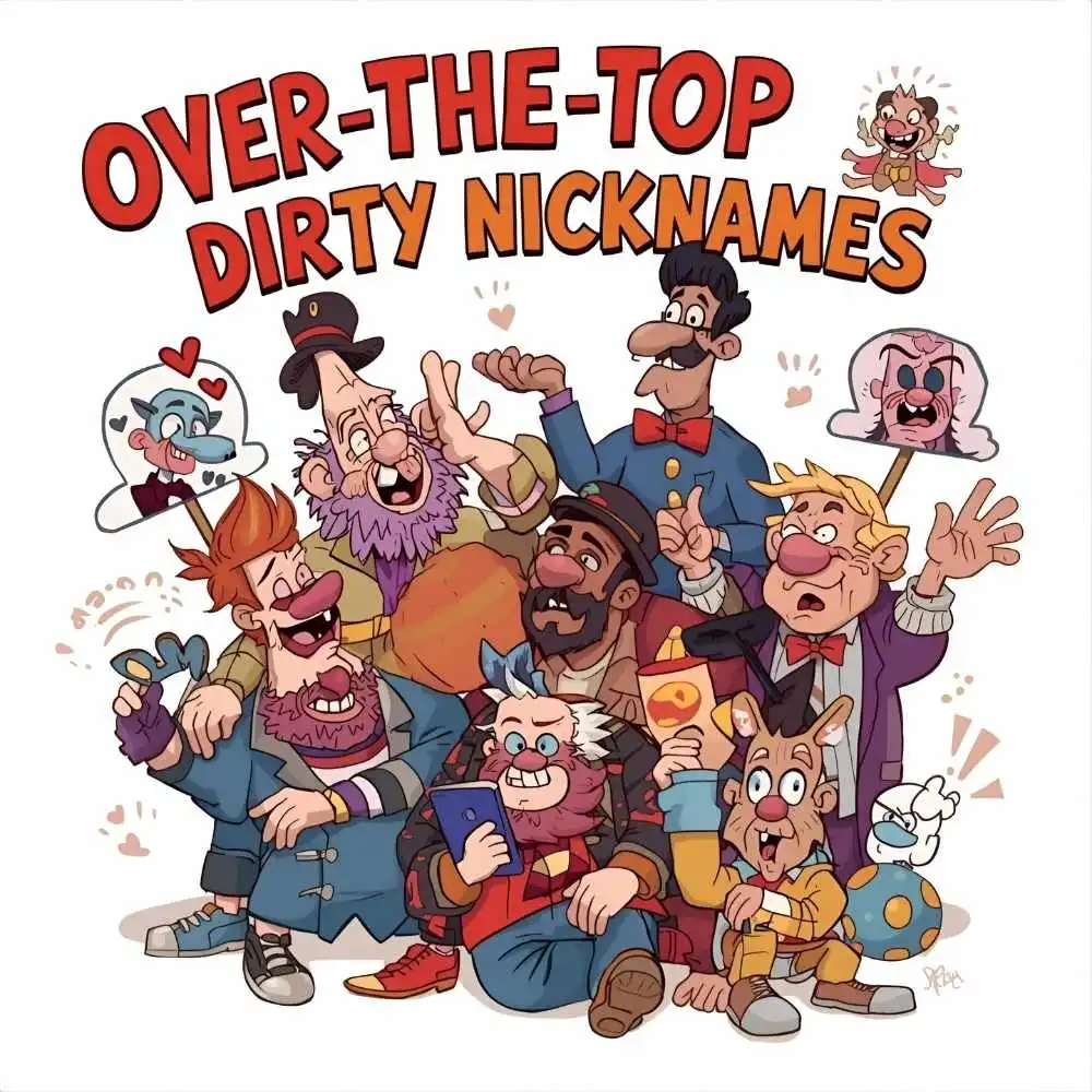 Over-the-Top Silly Dirty Nicknames