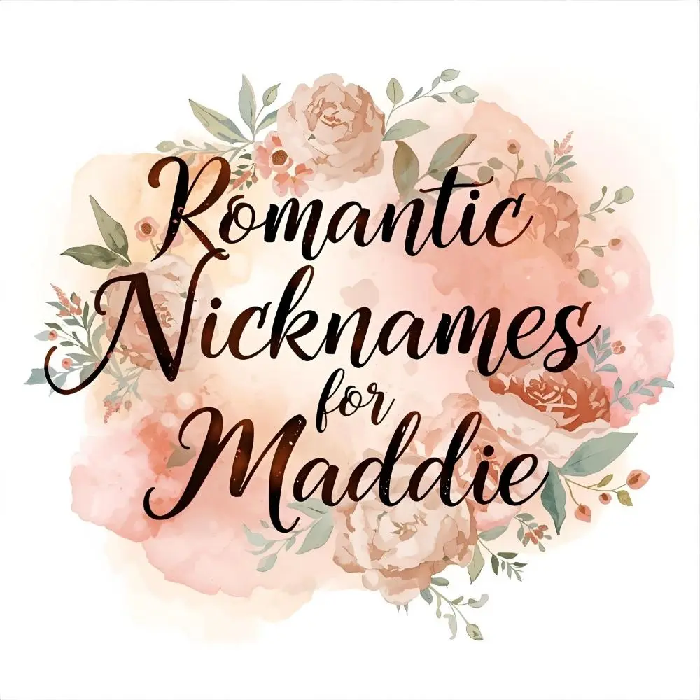 Romantic Nicknames for Maddie