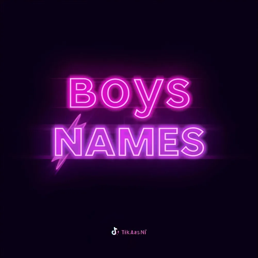 Aesthetic Boys’ TikTok Names