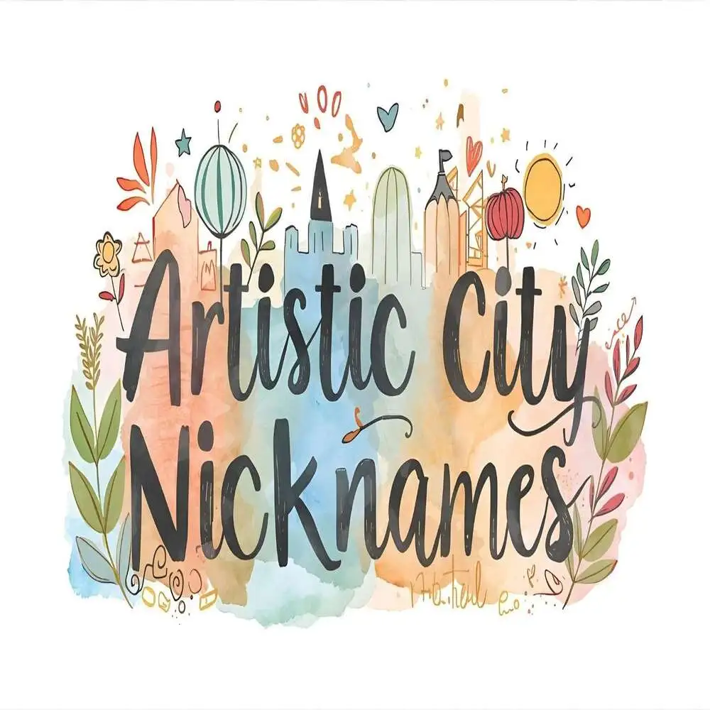 Artistic City Nicknames