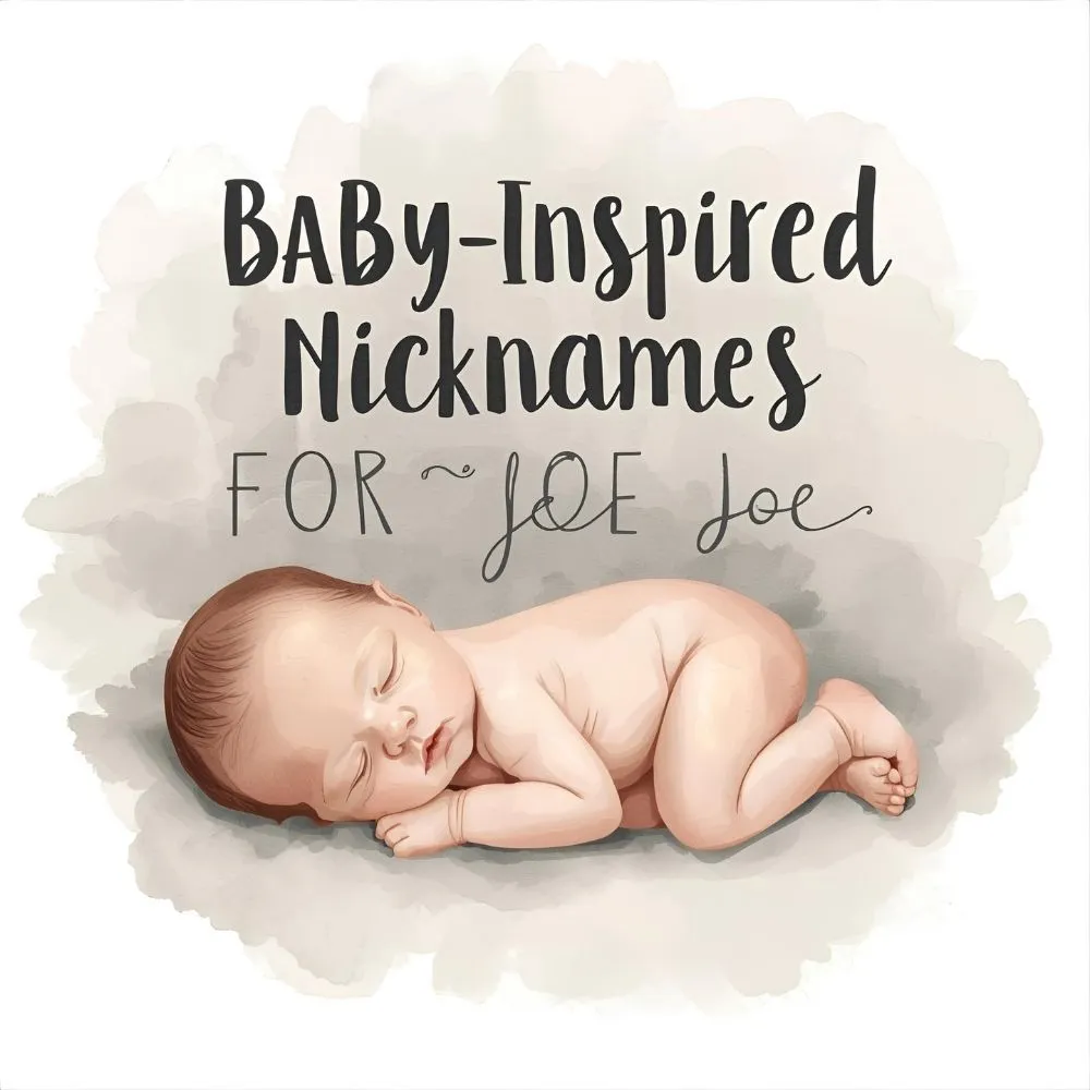  Baby-Inspired Nicknames for Joe