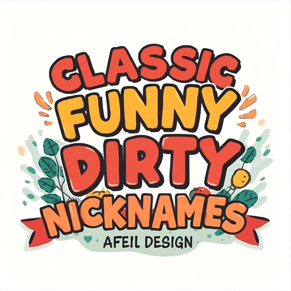 Classic Funny Dirty Nicknames