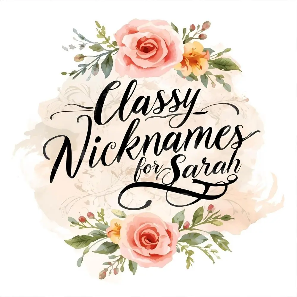 Classy Nicknames for Sarah