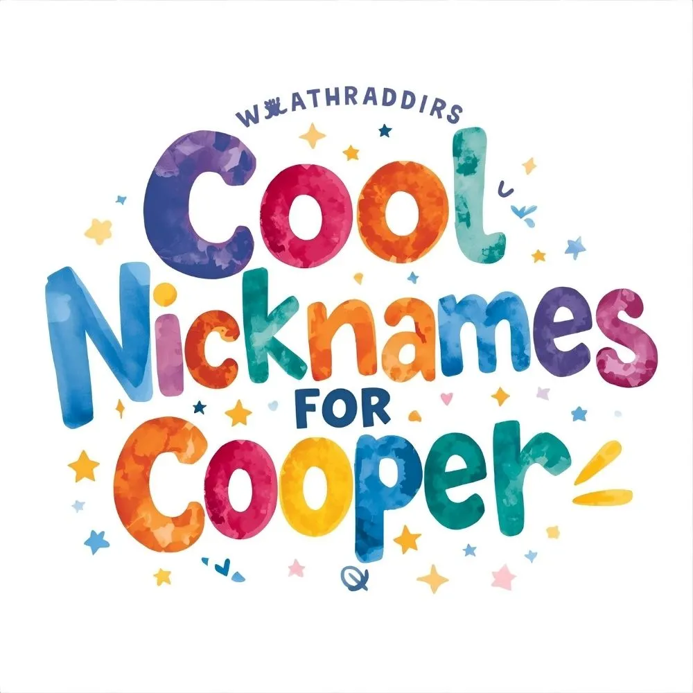 Cool Nicknames for Cooper