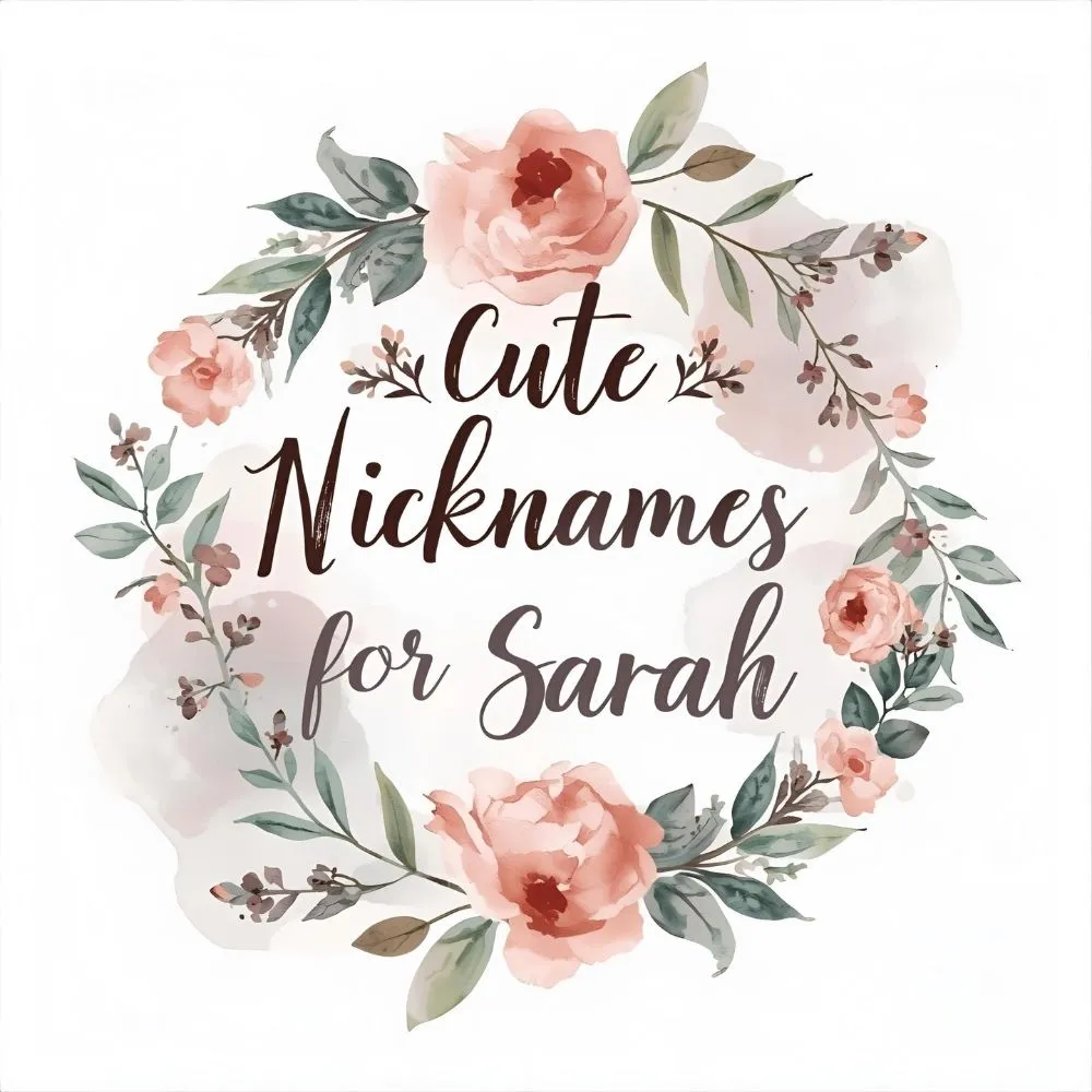 Cute Nicknames for Sarah
