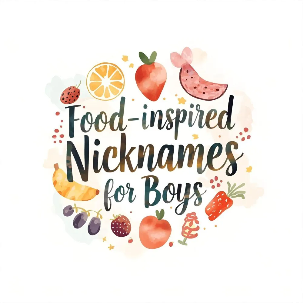 Food Inspired Nicknames for Boys