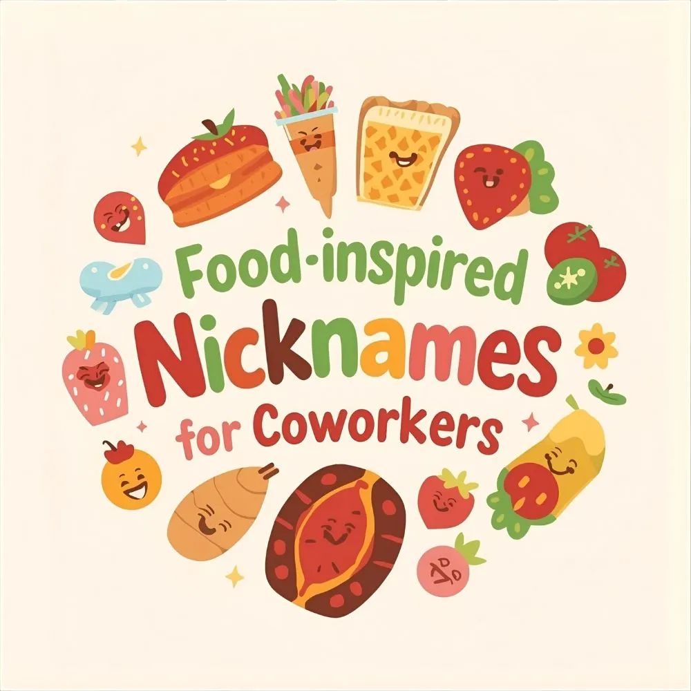 Food-Inspired Nicknames for Coworkers