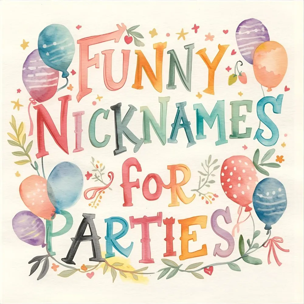 Funny Nicknames for Parties