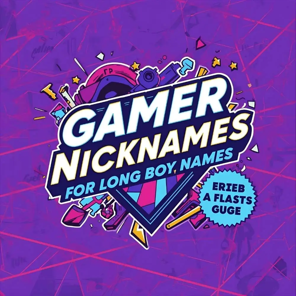 Gamer Nicknames for Long Boy Names