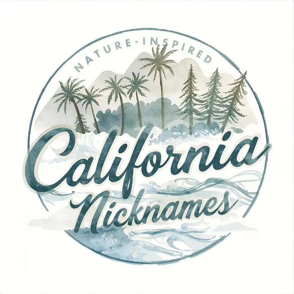 Nature Inspired California Nicknames