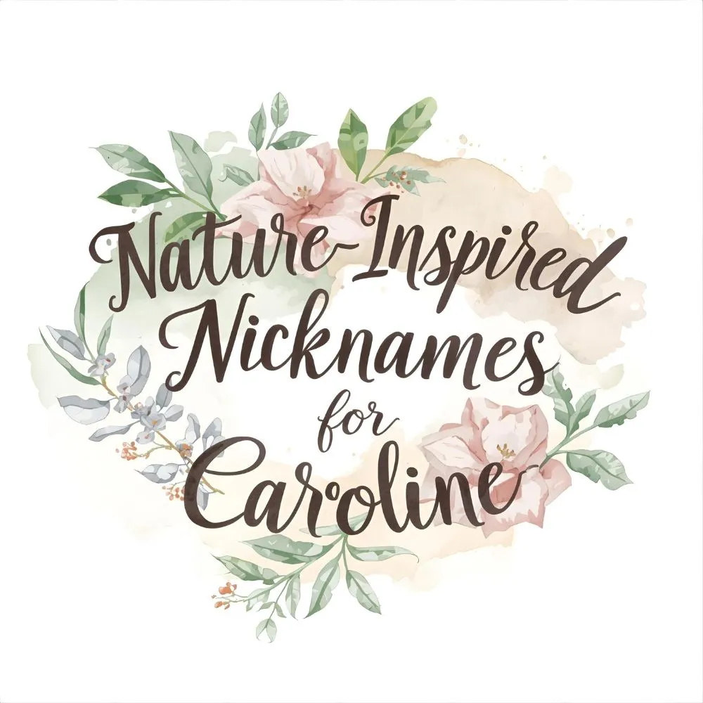  Nature Inspired Nicknames for Caroline