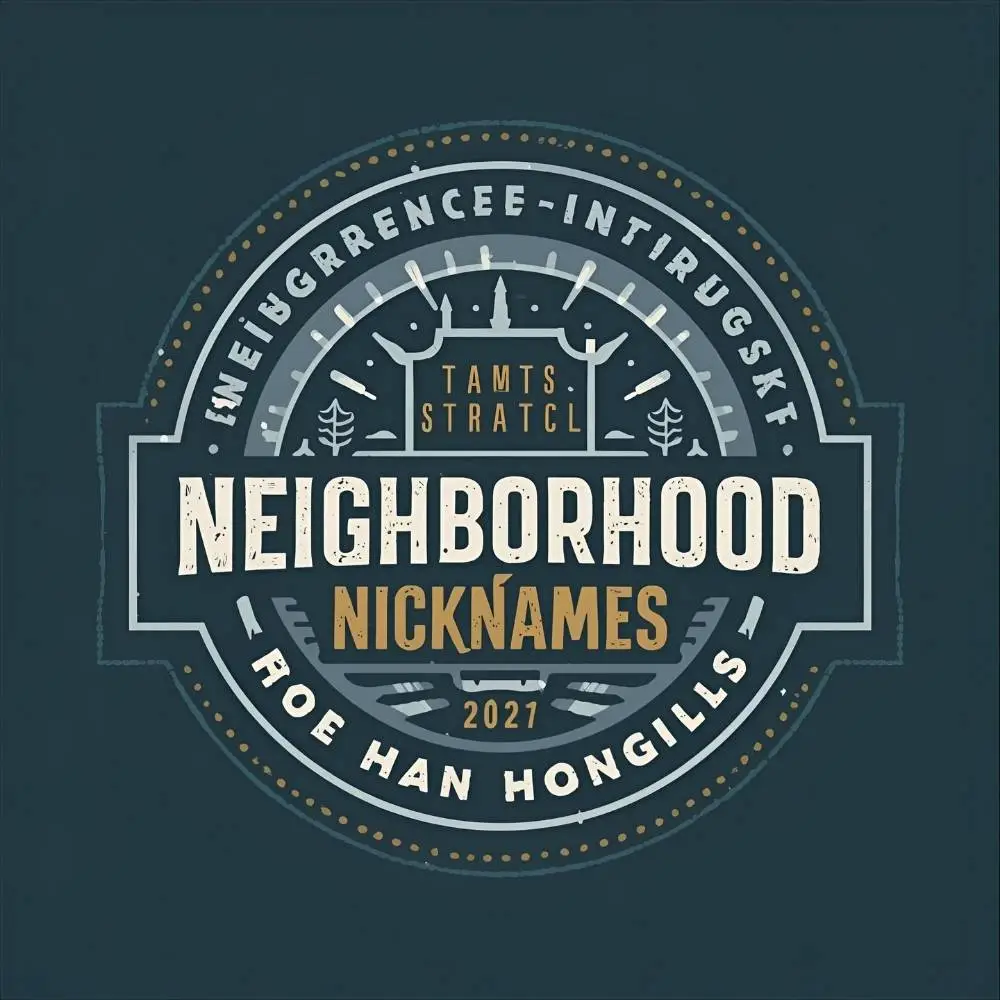 Neighborhood Inspired Nicknames
