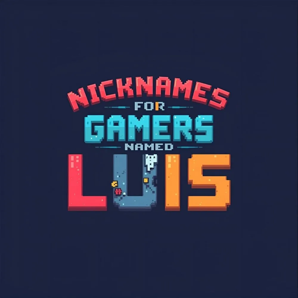 Nicknames for Gamers Named Luis