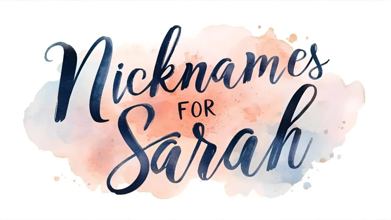 Nicknames for Sarah