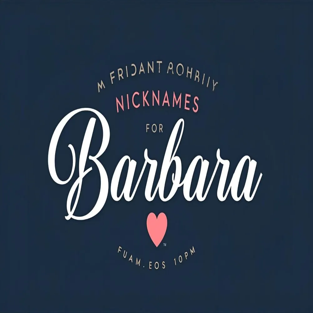 Romantic Nicknames for Barbara