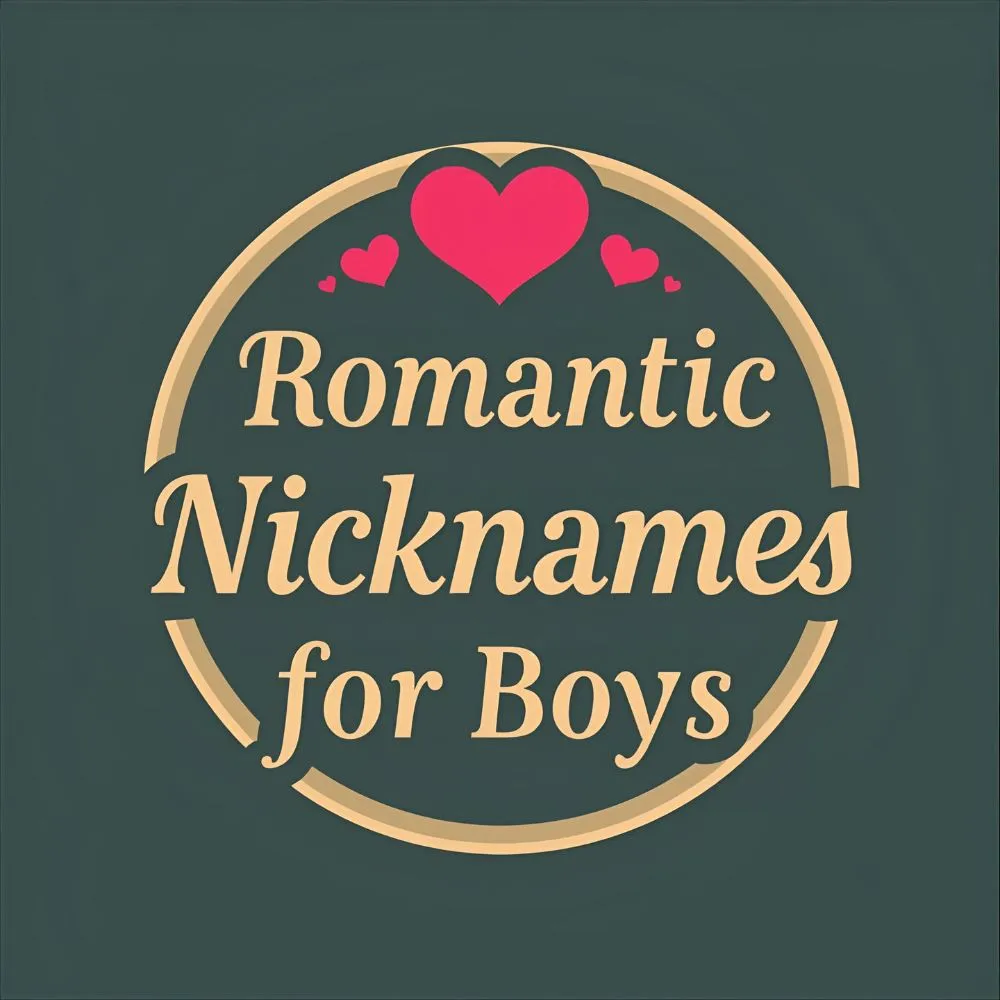 Romantic Nicknames for Boys