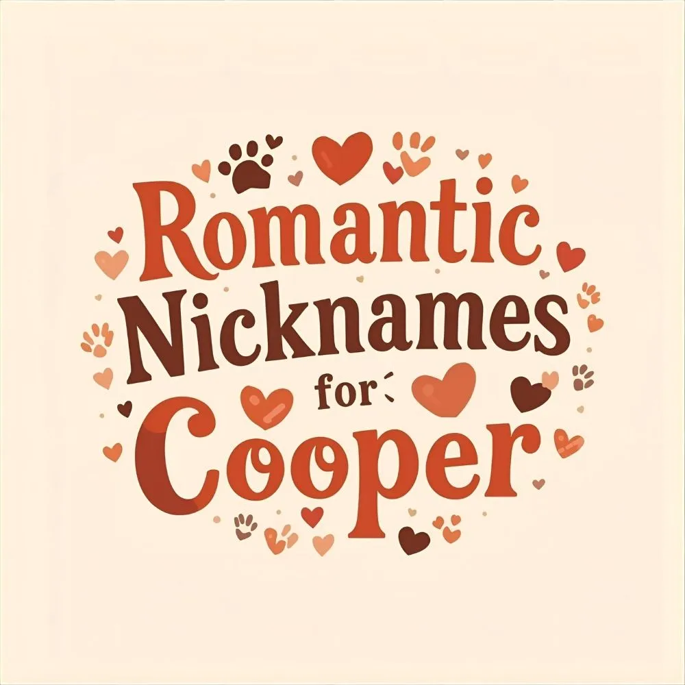 Romantic Nicknames for Cooper