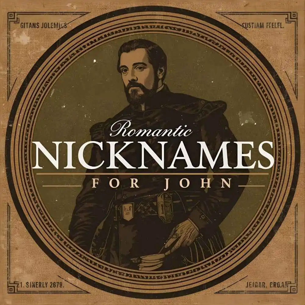 Romantic Nicknames for John