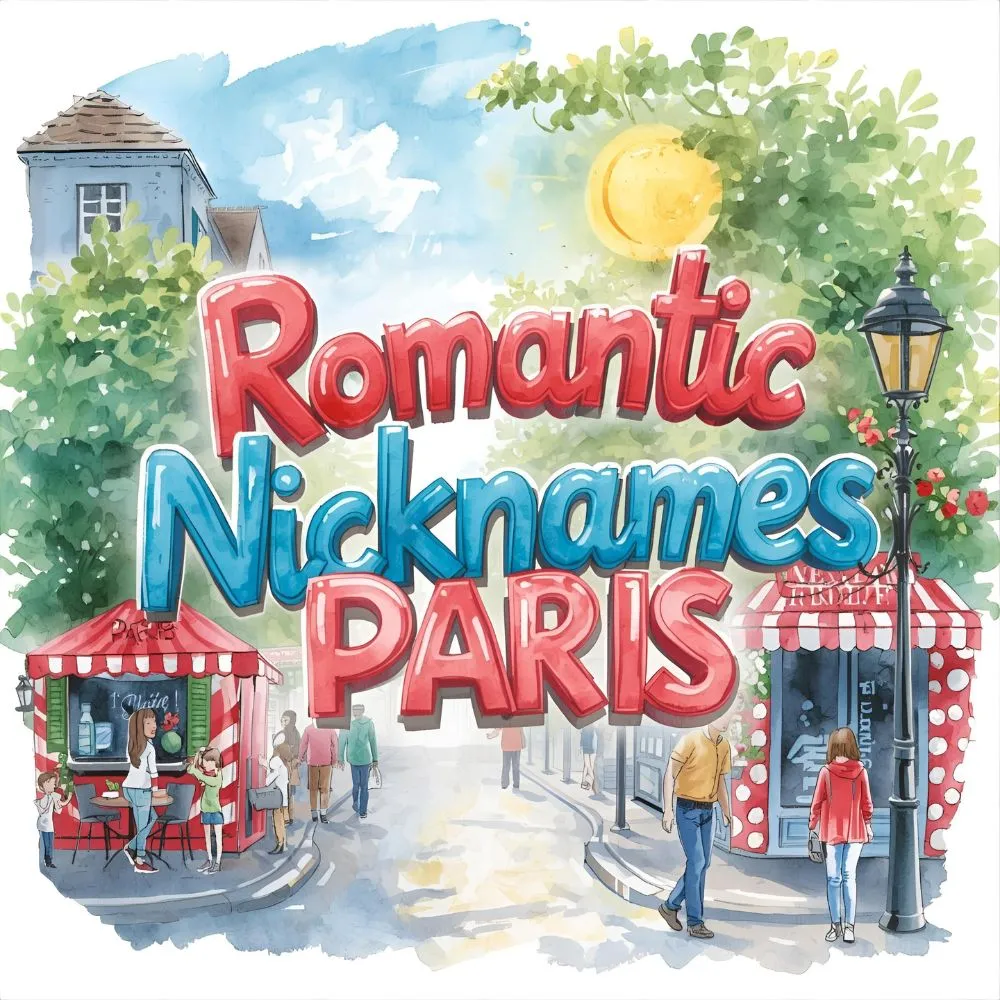 Romantic Nicknames for Paris