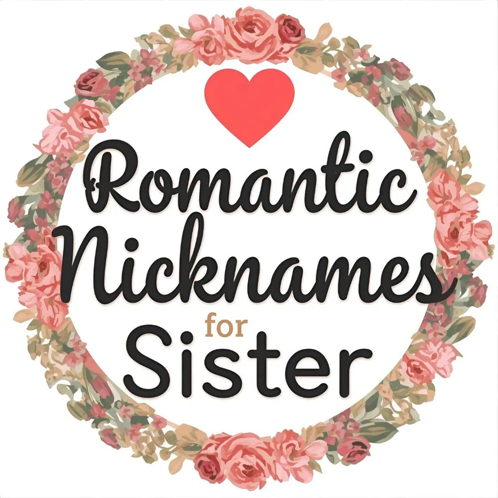 Romantic Nicknames for Sister
