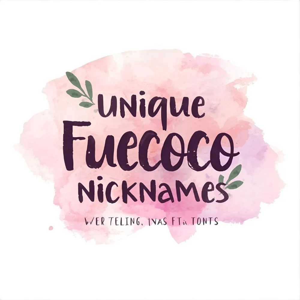 Unique Fuecoco Nicknames