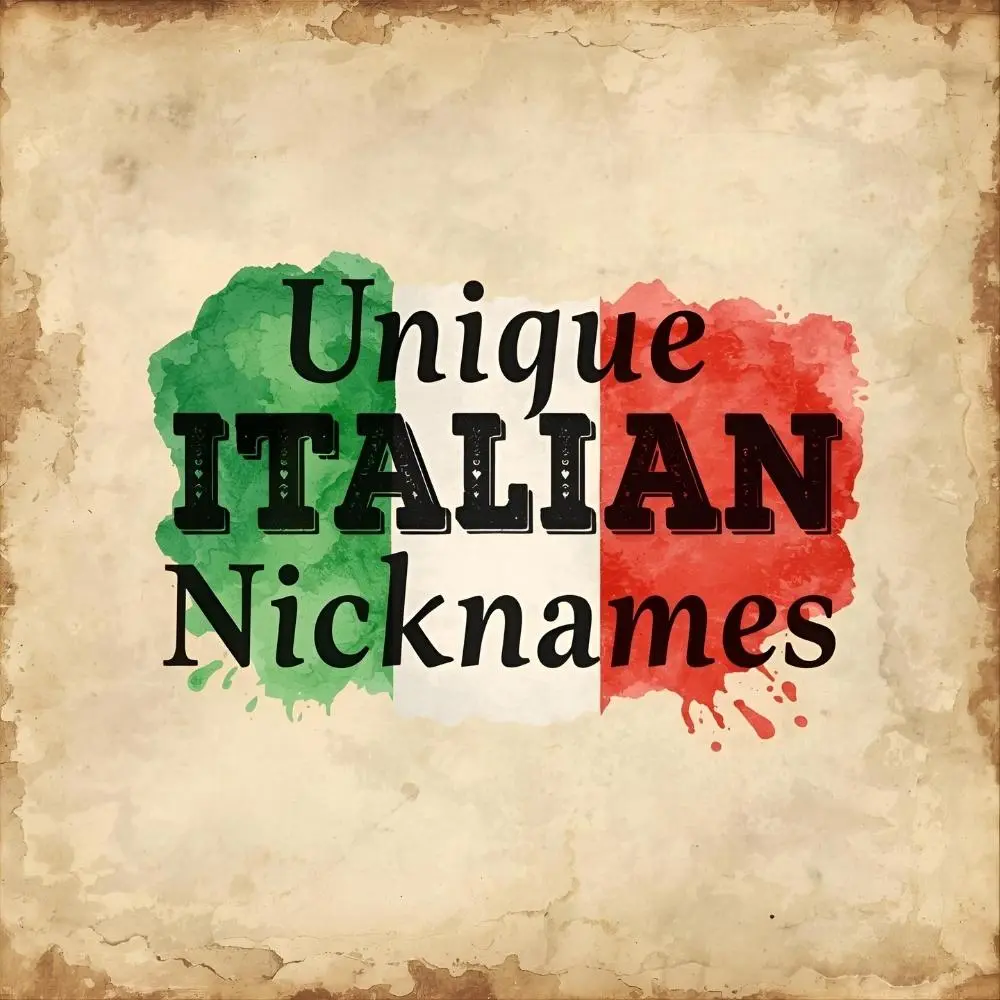 Unique Italian Nicknames
