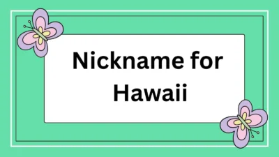 Nickname for Hawaii