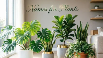 Names For Plants